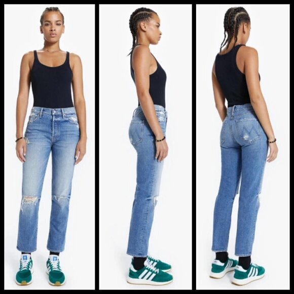 💕MOTHER SUPERIOR💕 The Trickster Ankle Jeans ~ On Holy Ground 26 NWOT - Picture 1 of 16